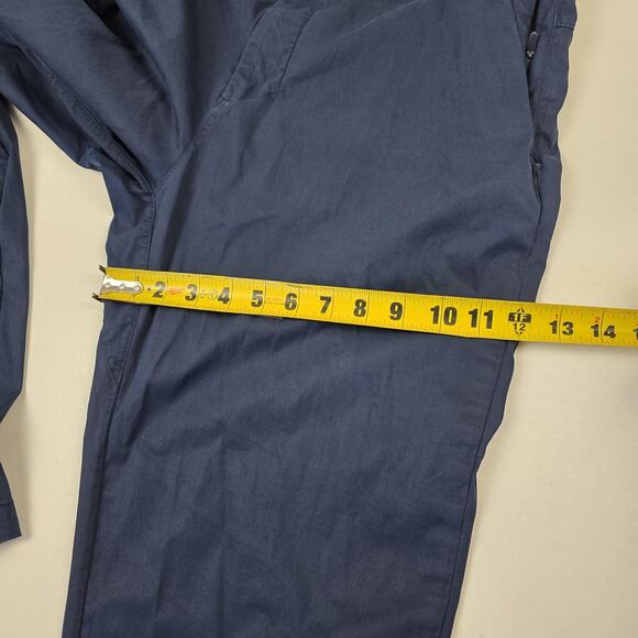 Lululemon Pants Mens 34 Navy Blue Chino Golf Performance Stretch Zip Pocket - Picture 11 of 13